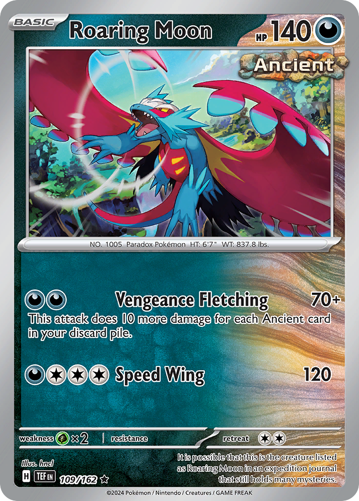 Temporal Forces Holo Roaring Moon #109/162